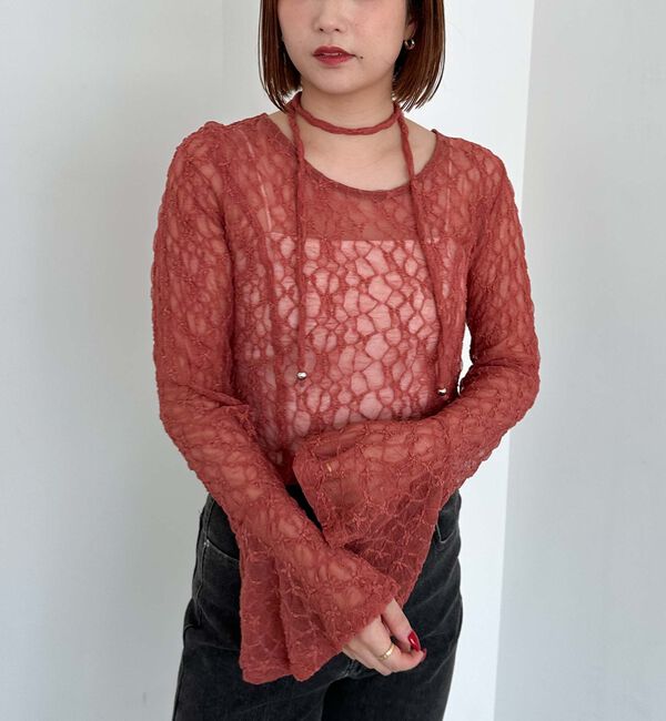 archives「ラメカットレースチョーカーＴＯＰＳ」|Tシャツ・カットソー|