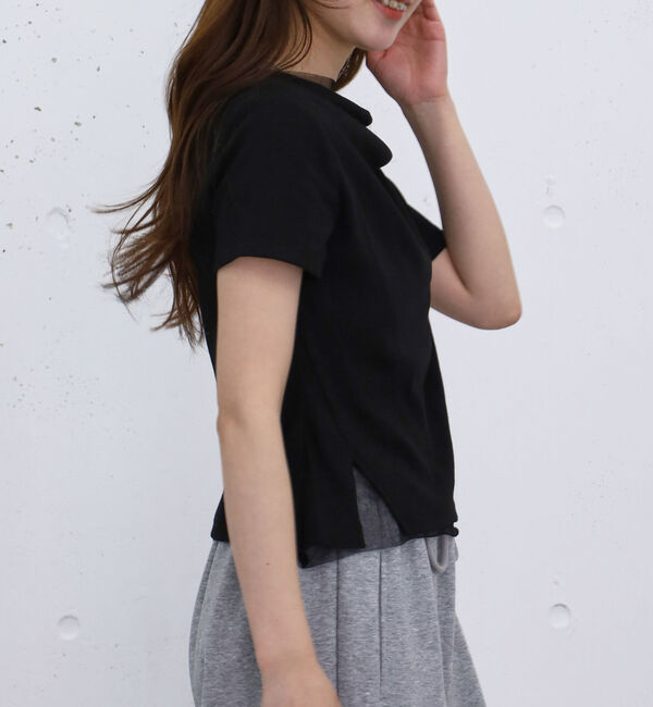 archives「チュールレイヤードタックドレープカットＴＯＰＳ」|Tシャツ・カットソー|
