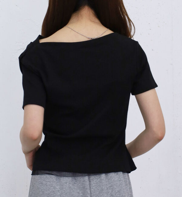 archives「チュールレイヤードタックドレープカットＴＯＰＳ」|Tシャツ・カットソー|