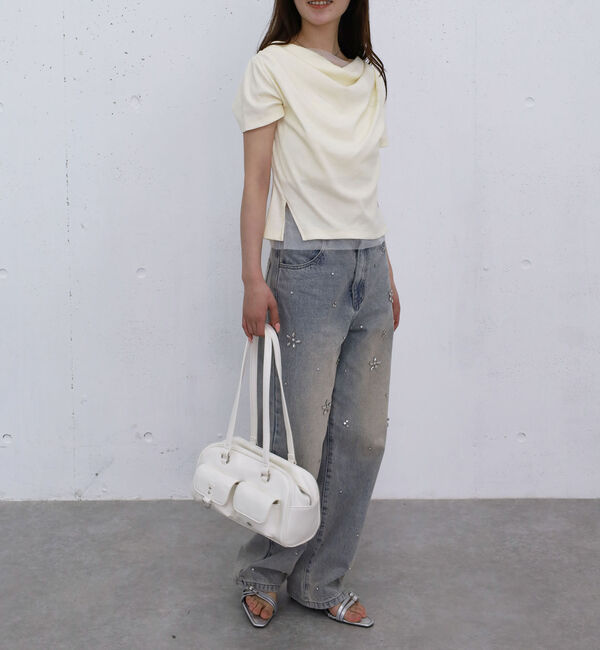 archives「チュールレイヤードタックドレープカットＴＯＰＳ」|Tシャツ・カットソー|