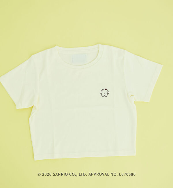 archives「ポムポムプリン刺繍チビＴｅｅ」|Tシャツ・カットソー|YELLOW