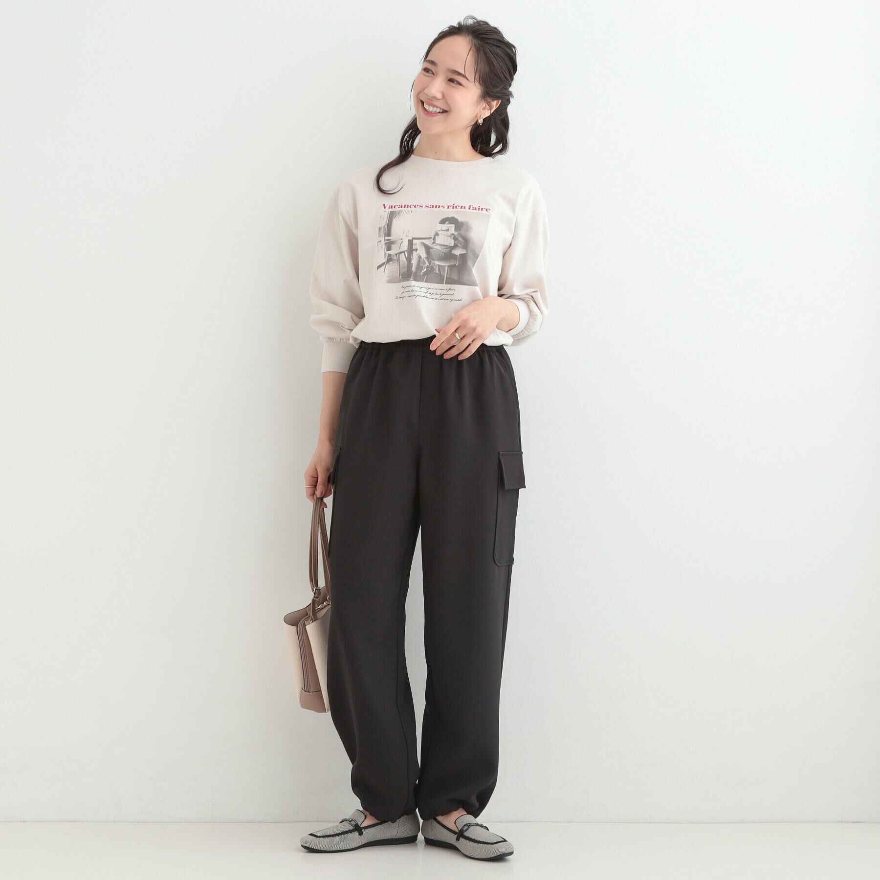 SHOO･LA･RUE「【綿100％/S-LL/プチプラ】選べる3柄 プリントアソートロンT」|Tシャツ・カットソー|