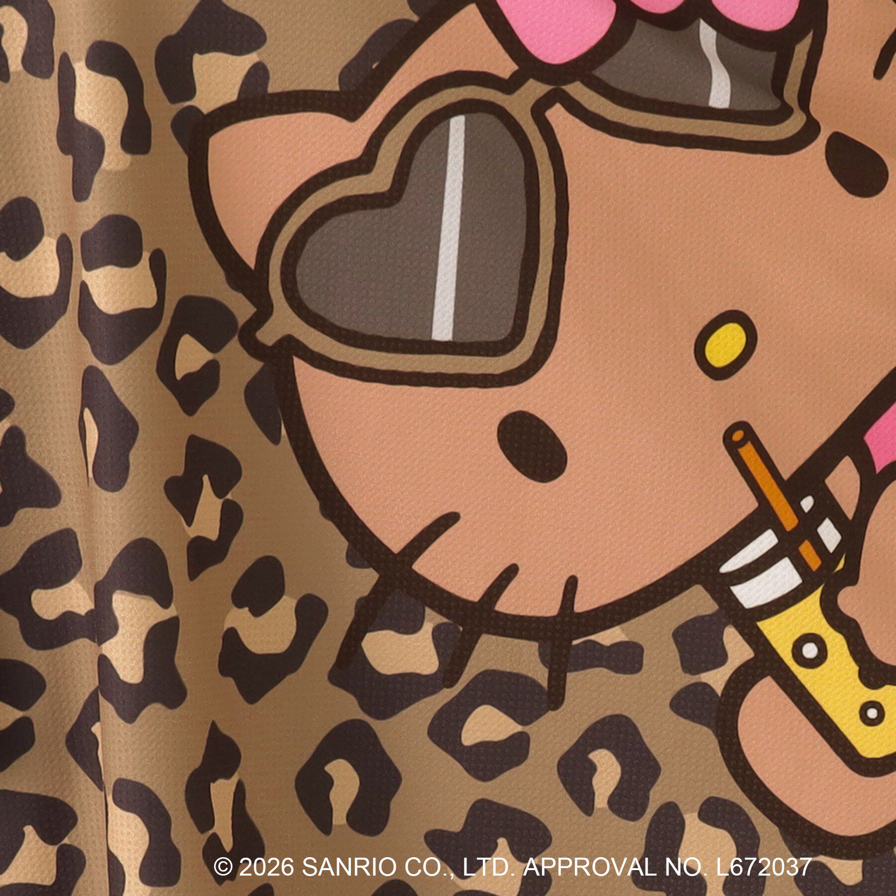212 KITCHEN STORE「日焼けハローキティ 冷感タオルポンチョ LEOPARD BR」|その他|