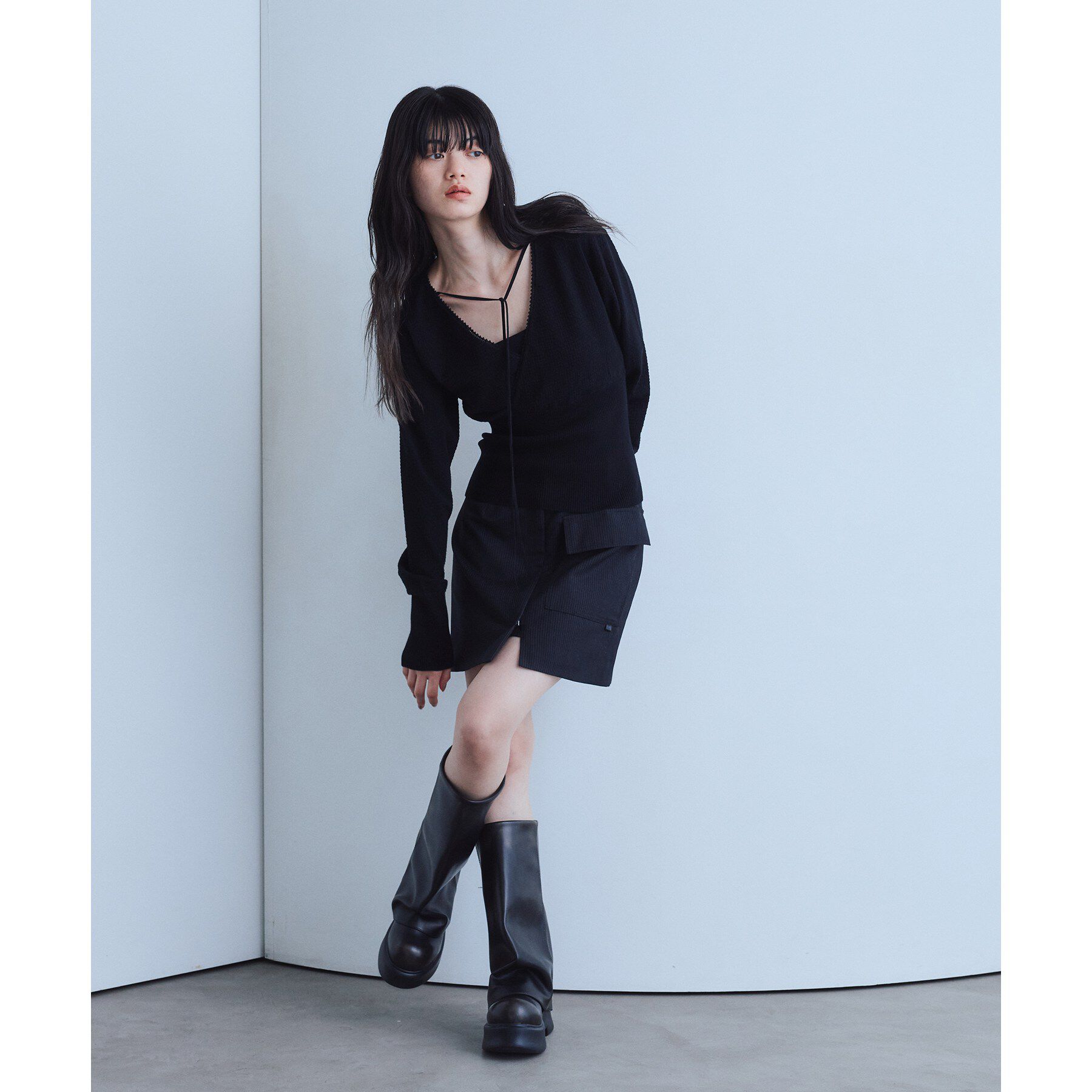CODE A「intimate wrap knit top」|ニット・セーター|