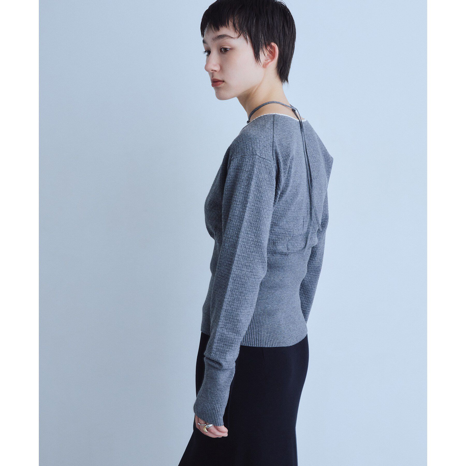 CODE A「intimate wrap knit top」|ニット・セーター|