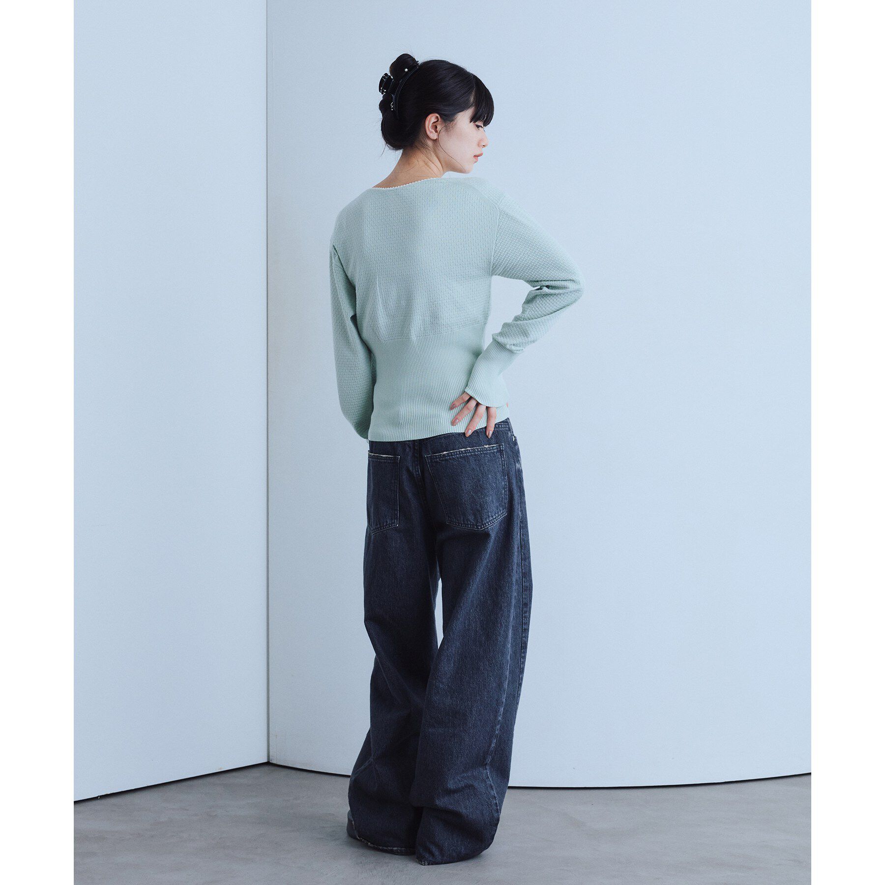 CODE A「intimate wrap knit top」|ニット・セーター|