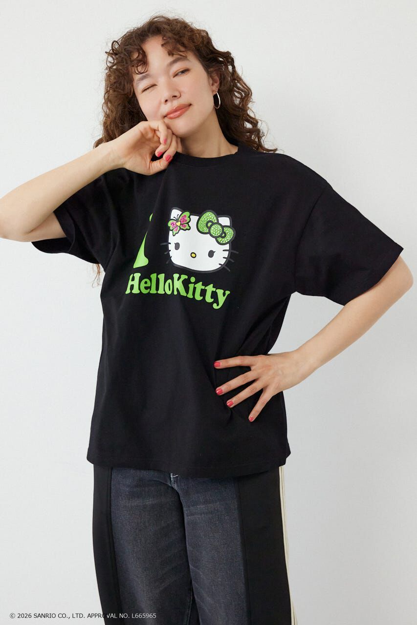 RODEO CROWNS「(HELLO KITTY) Face Tシャツ」|Tシャツ・カットソー|