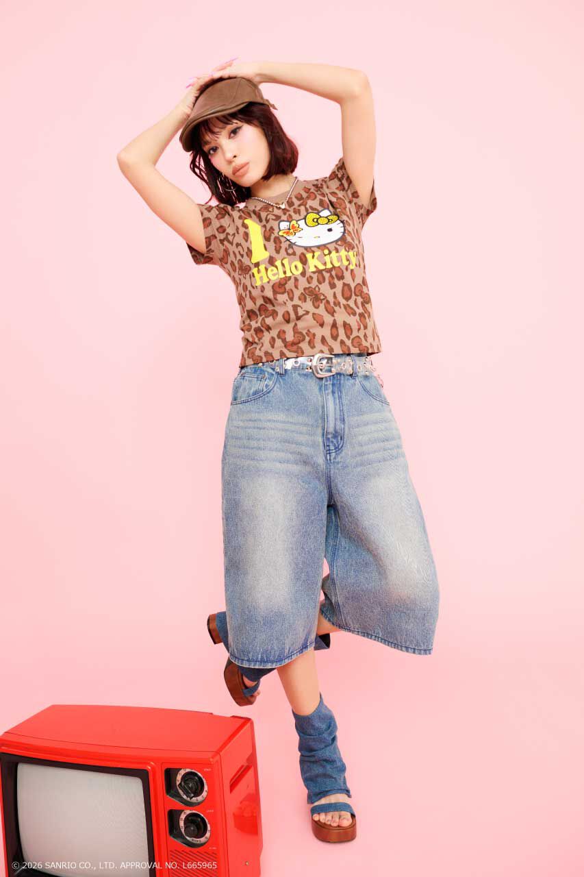 RODEO CROWNS「(HELLO KITTY) Face Tシャツ」|Tシャツ・カットソー|