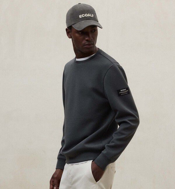 ECOALF「ARLES プルオーバー / ARLES SWEATSHIRT MAN」|Tシャツ・カットソー|カーキ