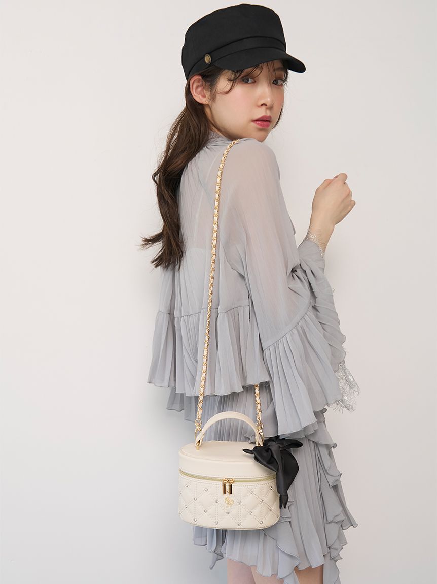 SNIDEL HOME「リボンキルティングバニティバッグ」|トートバッグ|