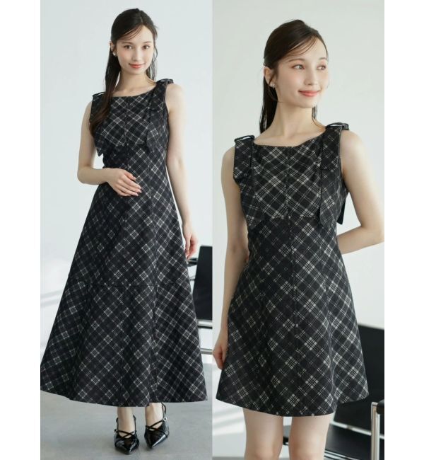 dazzlin「2WAYショルダーリボンワンピース」|ワンピース|