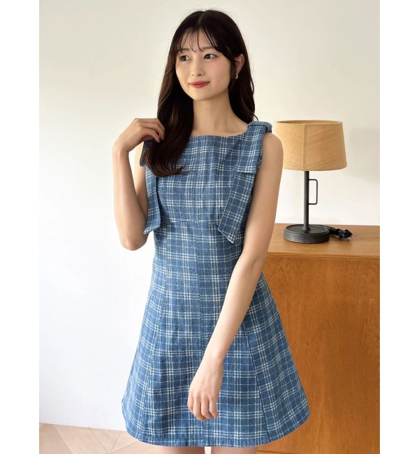 dazzlin「2WAYショルダーリボンワンピース」|ワンピース|