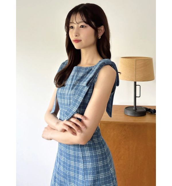 dazzlin「2WAYショルダーリボンワンピース」|ワンピース|