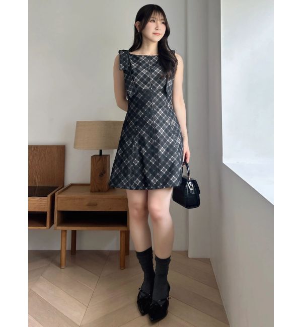 dazzlin「2WAYショルダーリボンワンピース」|ワンピース|
