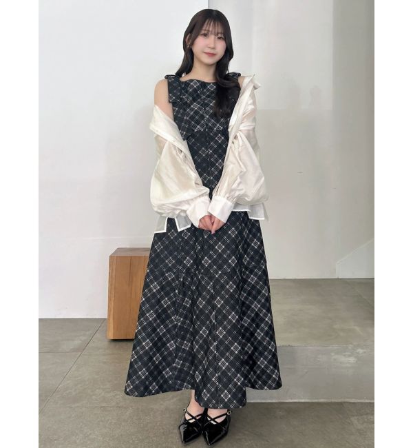 dazzlin「2WAYショルダーリボンワンピース」|ワンピース|