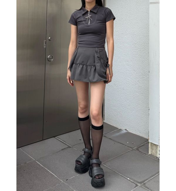 EMODA「リボンカラージップトップ」|Tシャツ・カットソー|