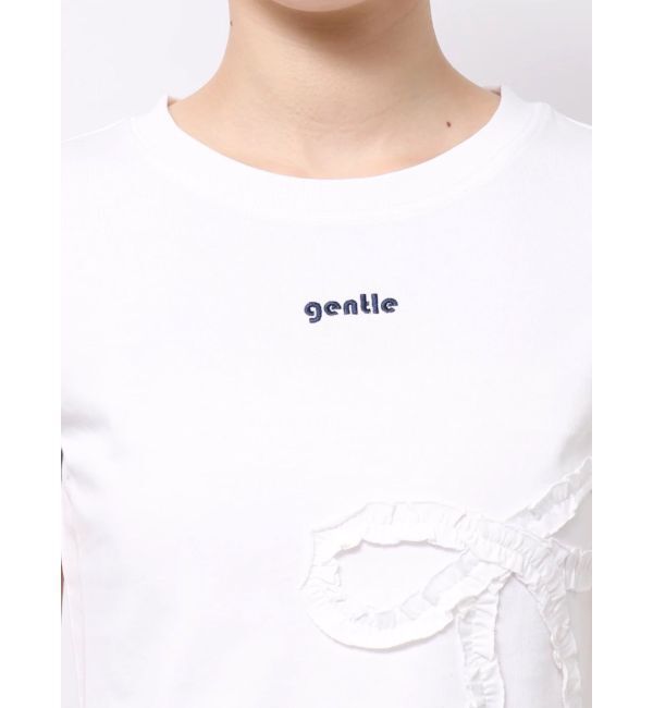 EMODA「フリルパッチミニマルTシャツ」|Tシャツ・カットソー|