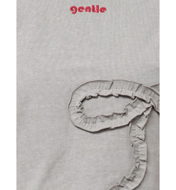 EMODA「フリルパッチミニマルTシャツ」|Tシャツ・カットソー|