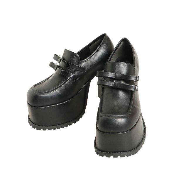 EMODA「リボンプラットフォームローファー」|ローファー|