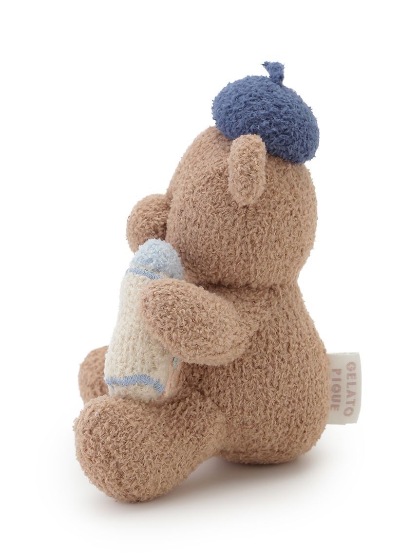 GELATO PIQUE KIDS & BABY「【ラッピング済み】【BABY】エアリーモコドローイングベアポンチョ&ベアラトルSET」|その他ベビー用品|