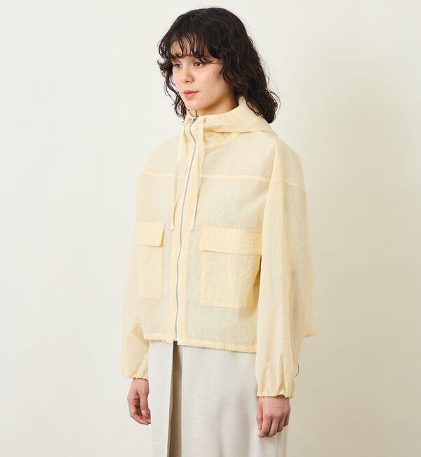 MACKINTOSH PHILOSOPHY「GREY LABEL シアーフーデッドブルゾン」|ブルゾン・スタジャン|