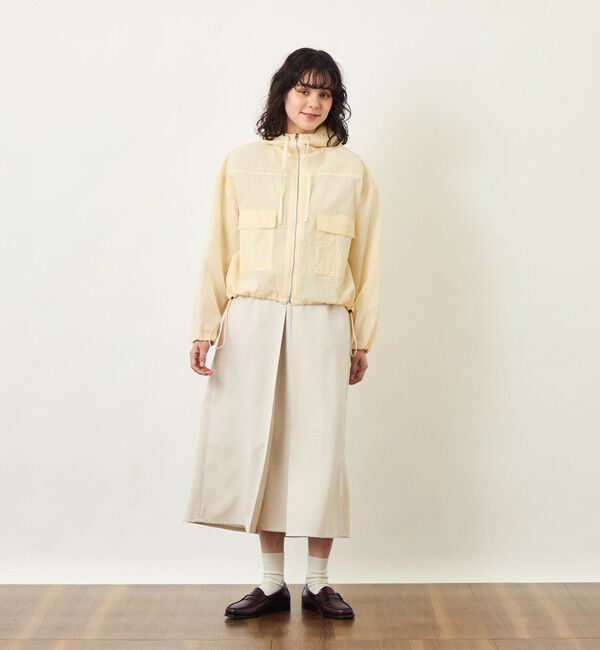 MACKINTOSH PHILOSOPHY「GREY LABEL シアーフーデッドブルゾン」|ブルゾン・スタジャン|