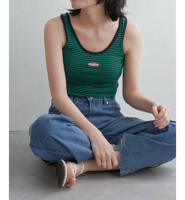 VENCE share style「STARTER BLACK LABEL スターターブラックレーベル ショートタンクトップ」|タンクトップ|