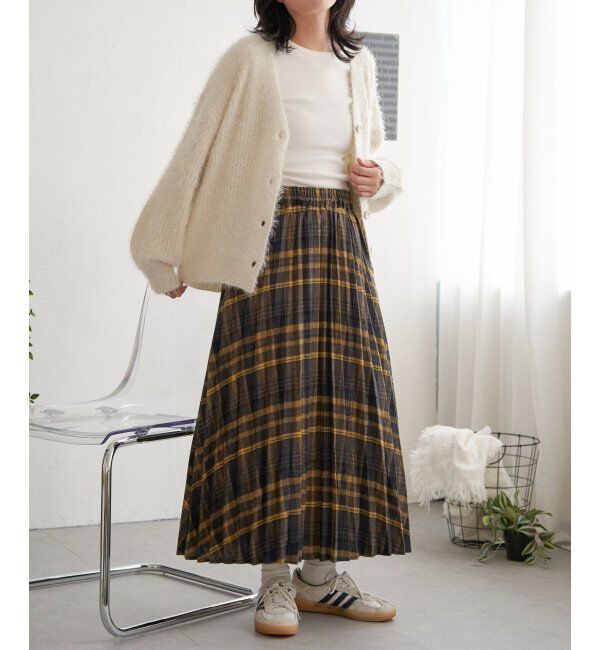 VENCE share style「ラメシャギーカーディガン」|カーディガン|