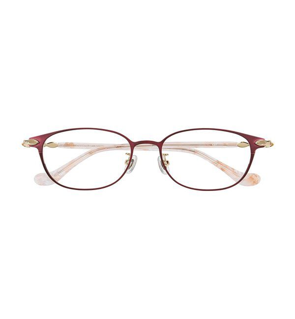  「[セール価格]WOMEN&rsquo;S BASIC レンズ交換券付」|メガネ|レッド1