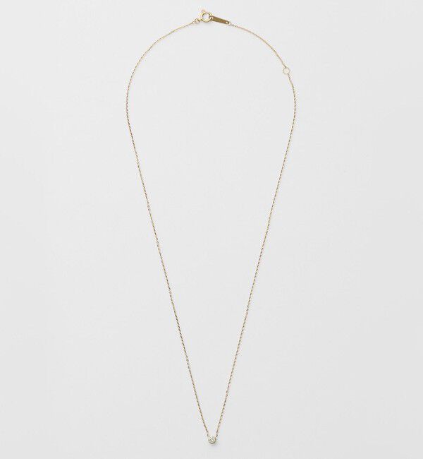 agete「K18ダイヤモンドネックレス（0.2ct）」|ネックレス|