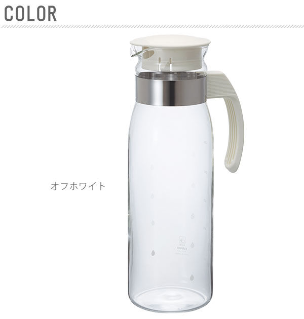 BACKYARD FAMILY「冷蔵庫ポット 1400ml ハリオ HARIO 通販 ピッチャー 広口 洗いやすい 冷水ポット」|食器・キッチングッズ|