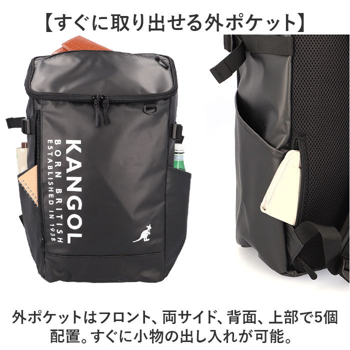 BACKYARD FAMILY「KANGOL カンゴール リュック 250-1570 通販 リュックサック 33L ボックス型」|リュック|