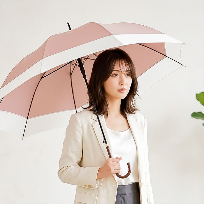BACKYARD FAMILY「ジャンプ傘 8本骨 60cm レディース 通販 雨傘 長傘 60センチ 晴雨兼用傘 女性 大人」|傘|