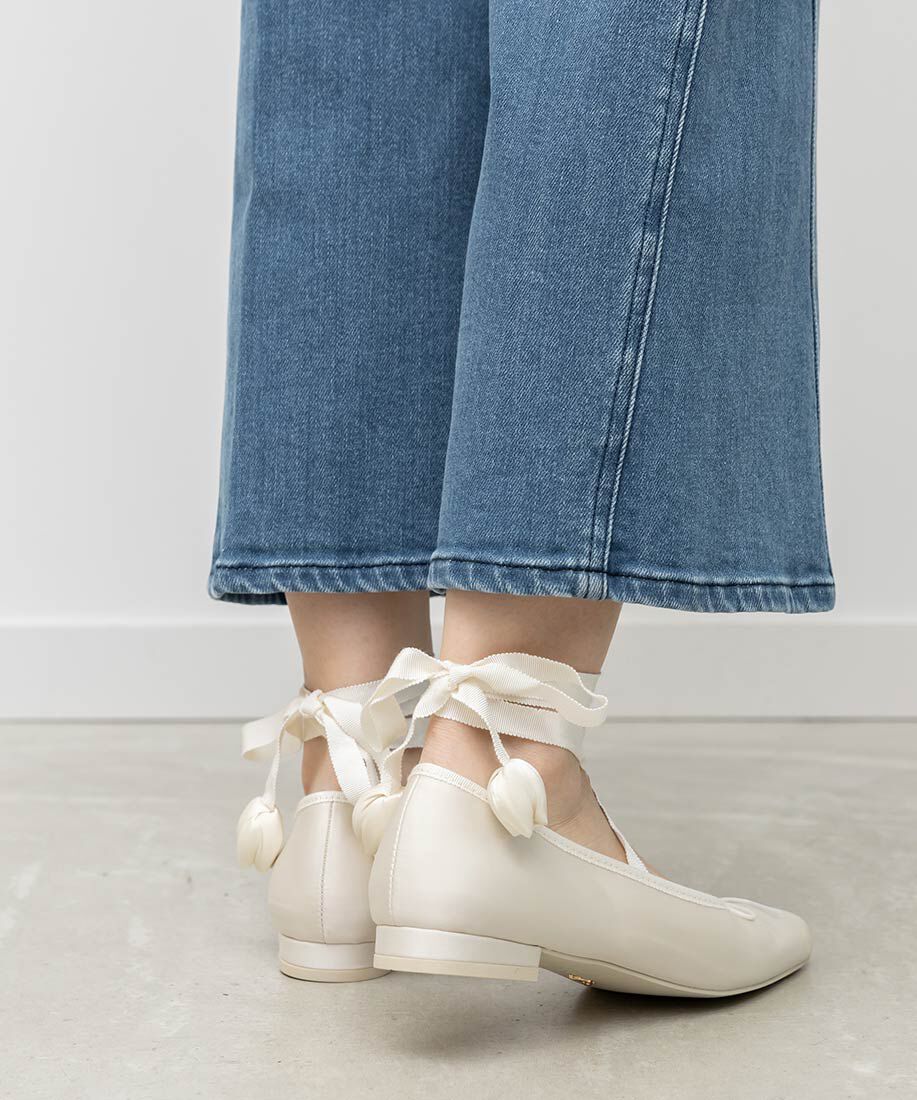  「【Tulip Collection】2WAY チューリップレースアップバレエシューズ」|パンプス|