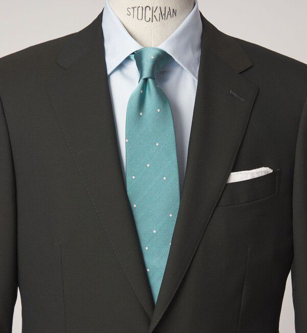 UNITED ARROWS green label relaxing「GLR ジャパン ヴィンテージ 8.0cm ドット ネクタイ」|ネクタイ・蝶ネクタイ|TURQUOISE
