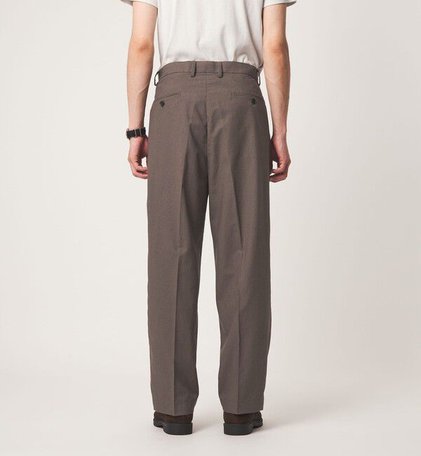 UNITED ARROWS green label relaxing「TR 和紙 2プリーツ スラックス W4」|スラックス|