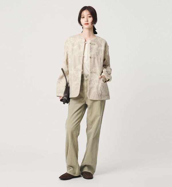BEAUTY&YOUTH UNITED ARROWS「ジャガード ペイズリー エンブロイダリー ジャケット」|テーラードジャケット|