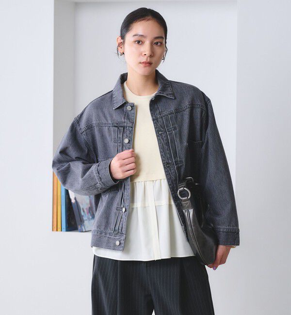 BEAUTY&YOUTH UNITED ARROWS「【WEB限定】ルーズ デニムジャケット」|デニムジャケット|MD.GRAY