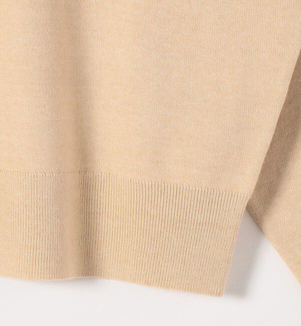 quaranciel「《予約》〈手洗い可能〉配色 レイヤードライク クルーネック ニット プルオーバー」|ニット・セーター|