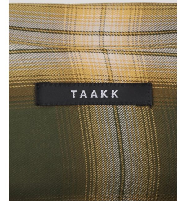  「TAAKK EMBROIDERED BLOUSON SHIRT TA26AW-SH302：シャツ」|シャツ・ブラウス|