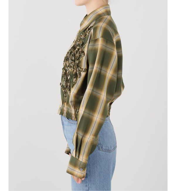  「TAAKK EMBROIDERED BLOUSON SHIRT TA26AW-SH302：シャツ」|シャツ・ブラウス|
