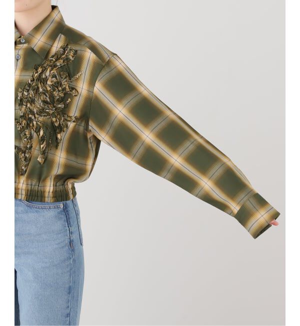  「TAAKK EMBROIDERED BLOUSON SHIRT TA26AW-SH302：シャツ」|シャツ・ブラウス|