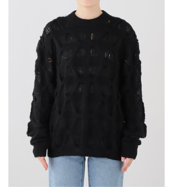  「TAAKK MOHAIR TEXTURED KNIT SWEATER TA26AW-KN044：ニット」|ニット・セーター|