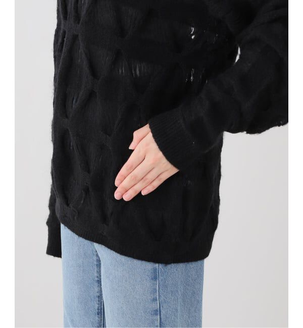  「TAAKK MOHAIR TEXTURED KNIT SWEATER TA26AW-KN044：ニット」|ニット・セーター|