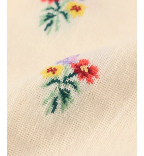  「babaco Small Bouquet Knee High Socks BA02-BN79HS：靴下」|ソックス|