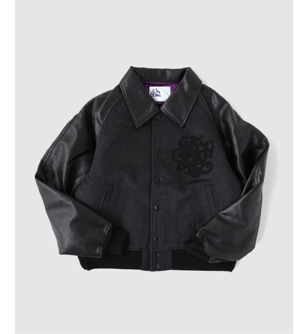 PULP「FAF (FAKE AS FLOWERS) / フェイク アズ フラワーズ TNC TEAM JACKET」|ブルゾン・スタジャン|ブラック