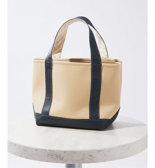 JOURNAL STANDARD「HERITAGE LEATHER / ヘリテージレザー 別注 オール レザー トート S」|トートバッグ|ネイビー