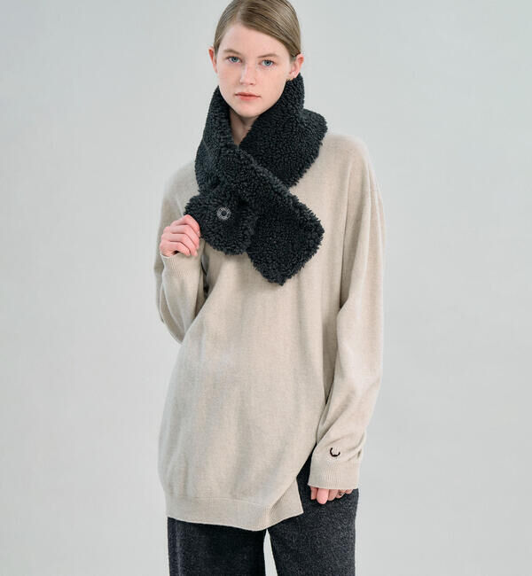 ORCIVAL「ORCIVAL | ボアフリース マフラー UNISEX」|マフラー|