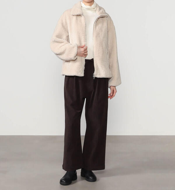 LE GLAZIK「LE GLAZIK | エコファー ジップジャケット WOMEN」|その他|