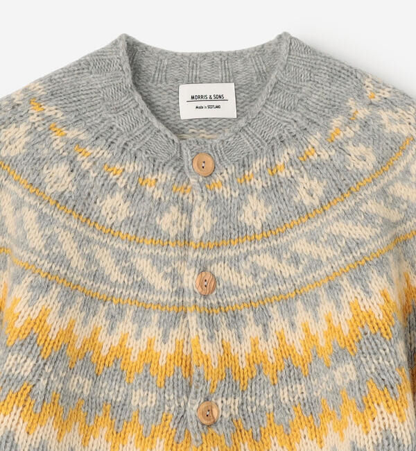  「MORRIS & SONS | チャンキーノルディックカーディガン WOMEN」|ニット・セーター|